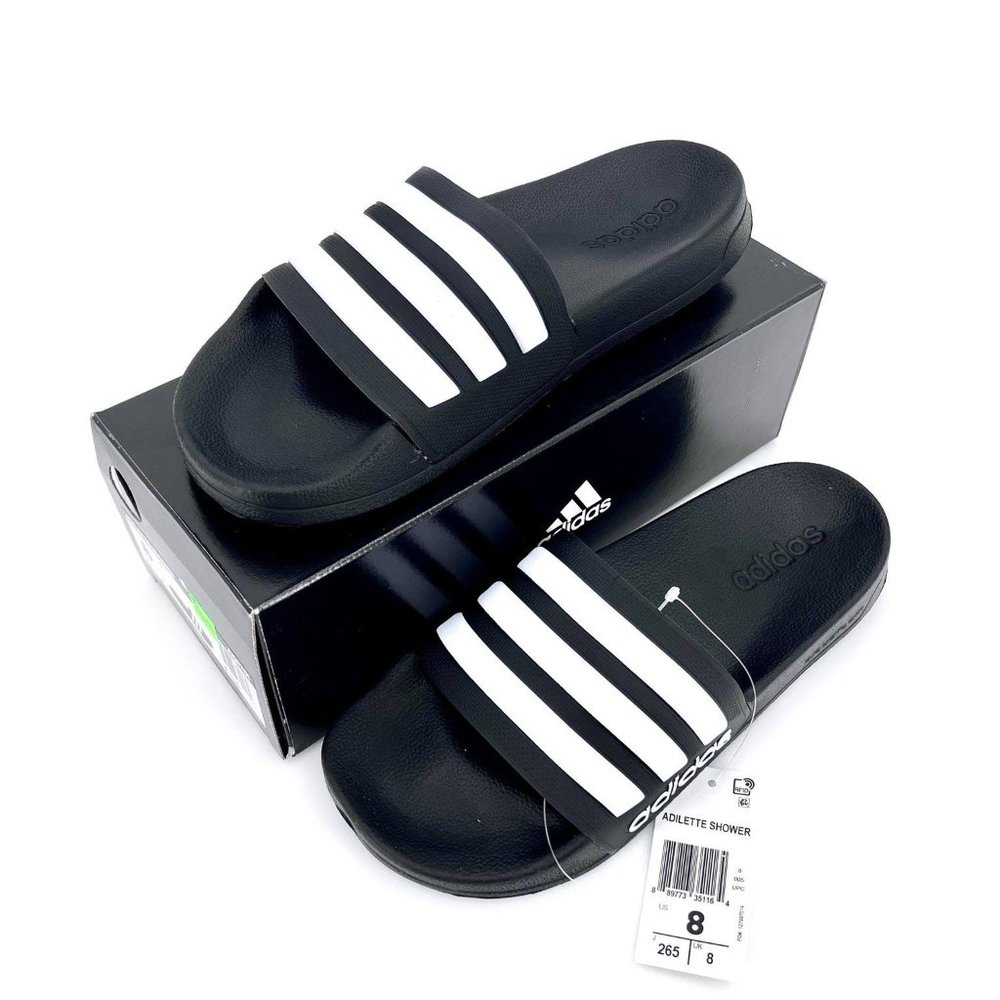 Adidas Slides Men's Women's Sliders Adilette Shower Beach Flip Flops Sandals